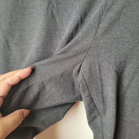 Boutique Gray Lightweight Plus Size Leggings - Picture 2 of 6